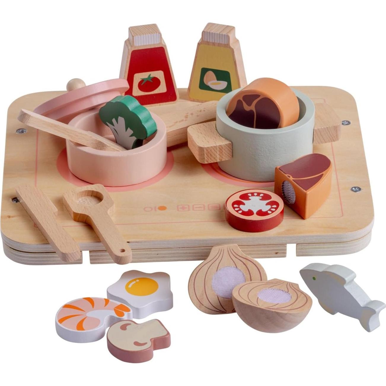 Set de Cocina de Madera Parfait JC Toys | 16 Piezas | 3 Años+