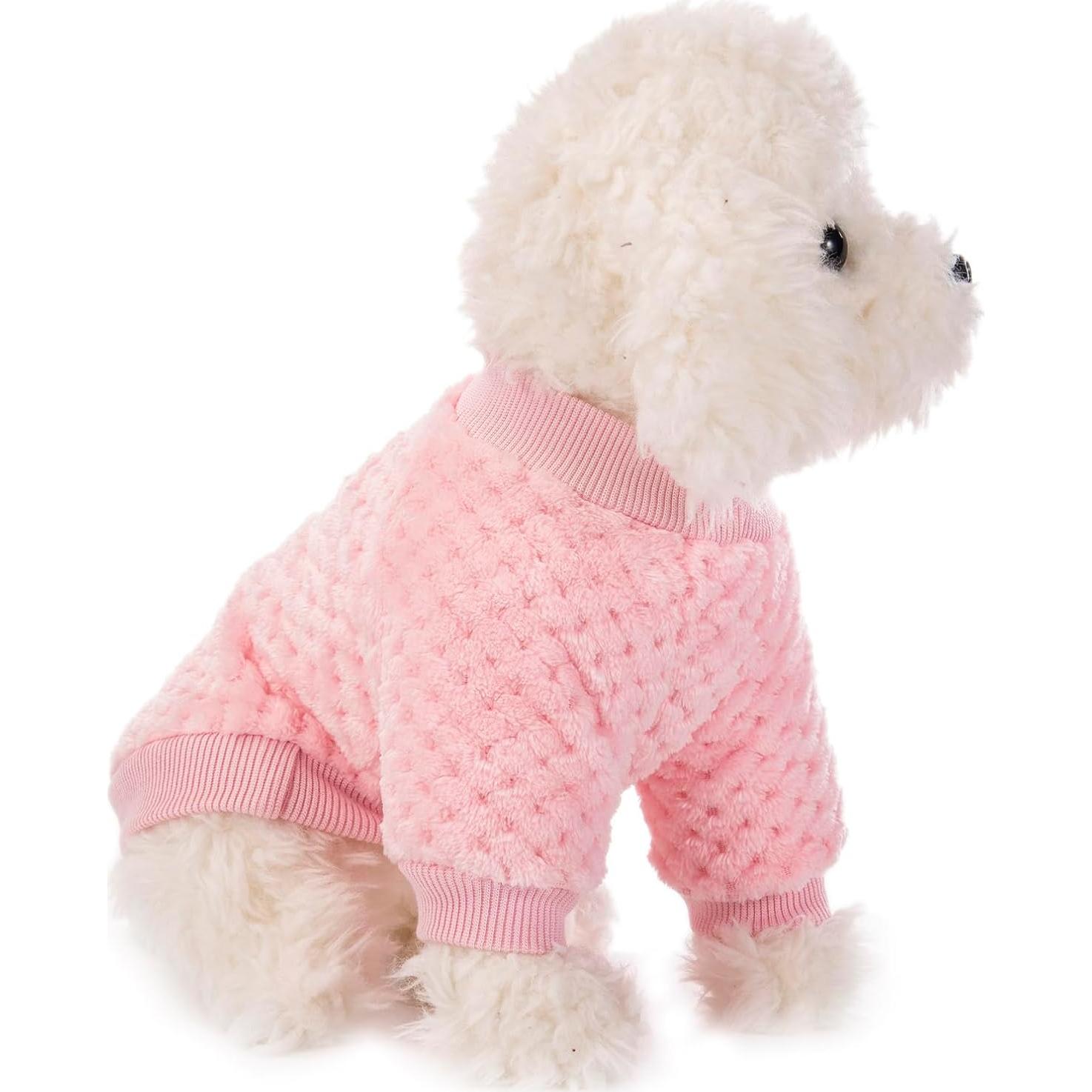 Suéter para Perro POMIU Pequeño Rosa, Morado y Verde Claro