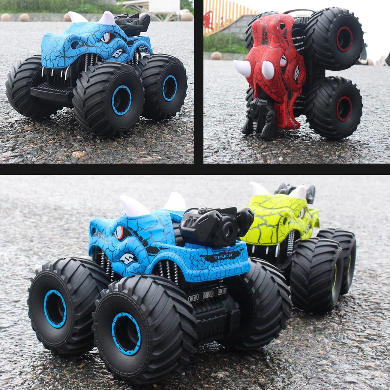 Coche RC Dinosaurio Threeking 1:18 Azul Off-Road 4WD