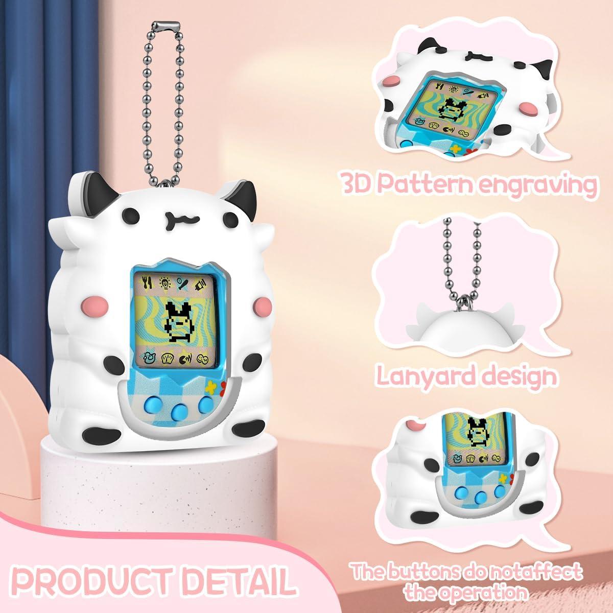 Funda de Silicona BEARDDO para Tamagotchi Original Vaca