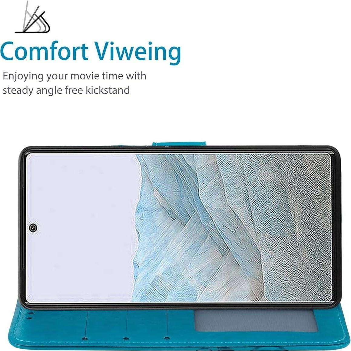 Funda de Cartera Vavies para Google Pixel 6 Pro 5G Azul