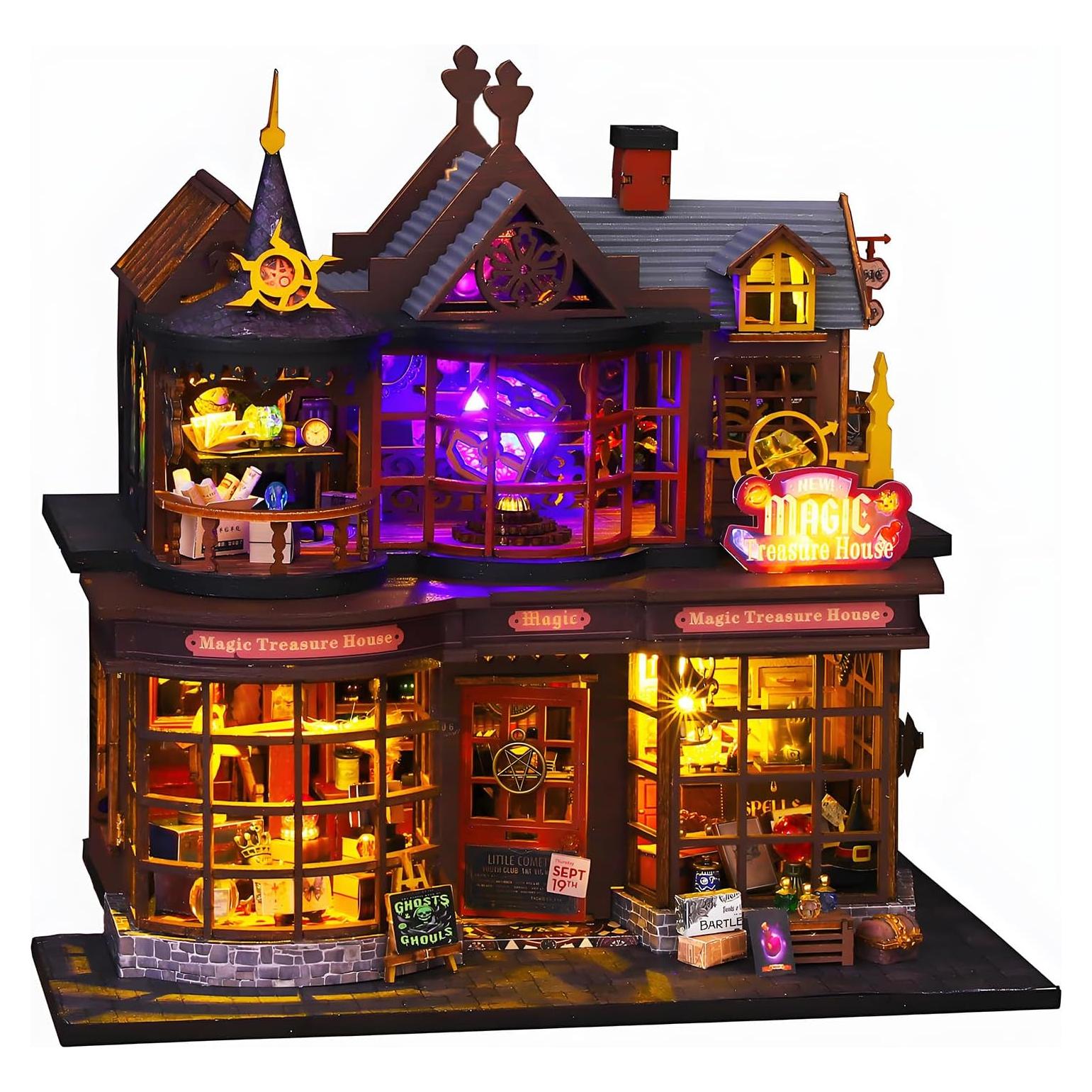 Kit Casa de Muñecas Miniatura DIY Roroom ES016 27.1x12.9x11.6 cm