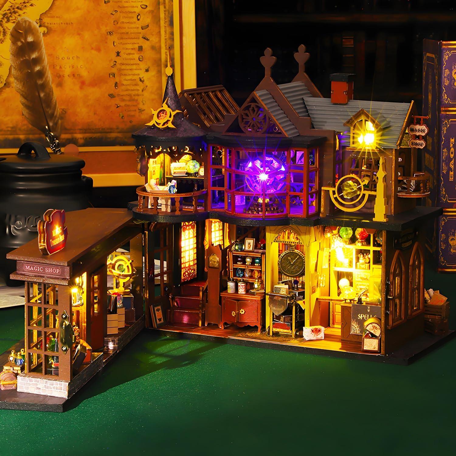 Kit Casa de Muñecas Miniatura DIY Roroom ES016 27.1x12.9x11.6 cm