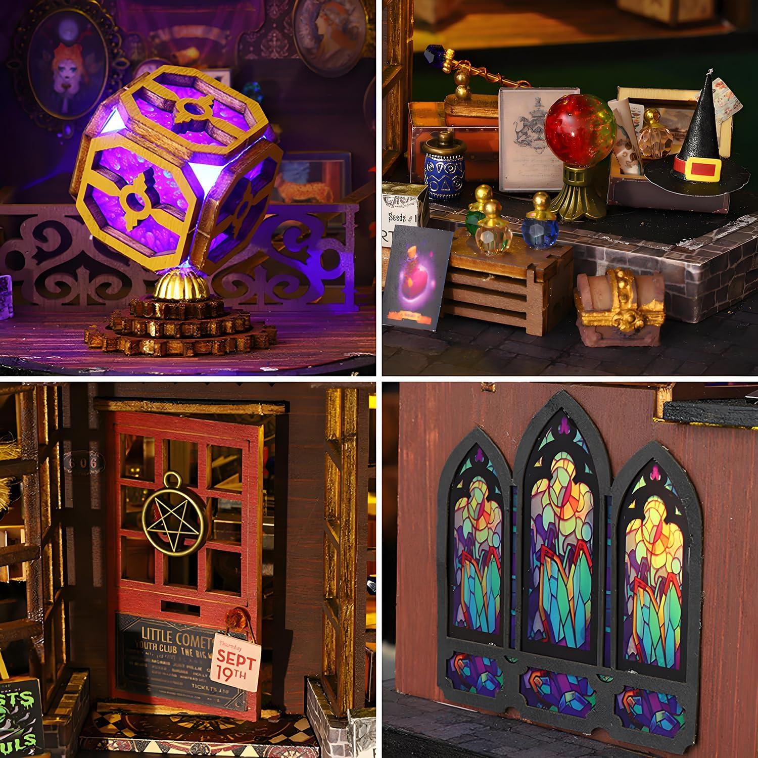 Kit Casa de Muñecas Miniatura DIY Roroom ES016 27.1x12.9x11.6 cm