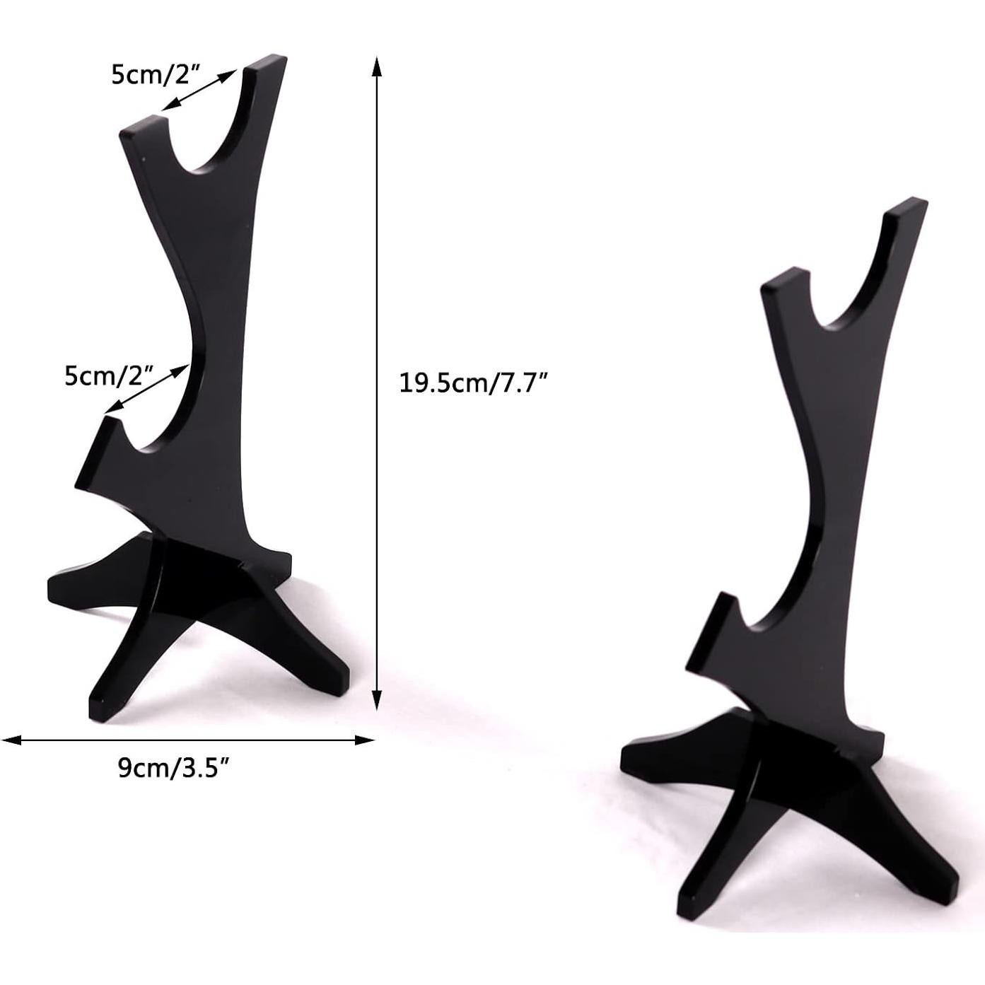 KAFENDA Lightsaber Display Stand Katana Showcase Collection And Fixed Bracket Suitable For All Lightsabers（black）
