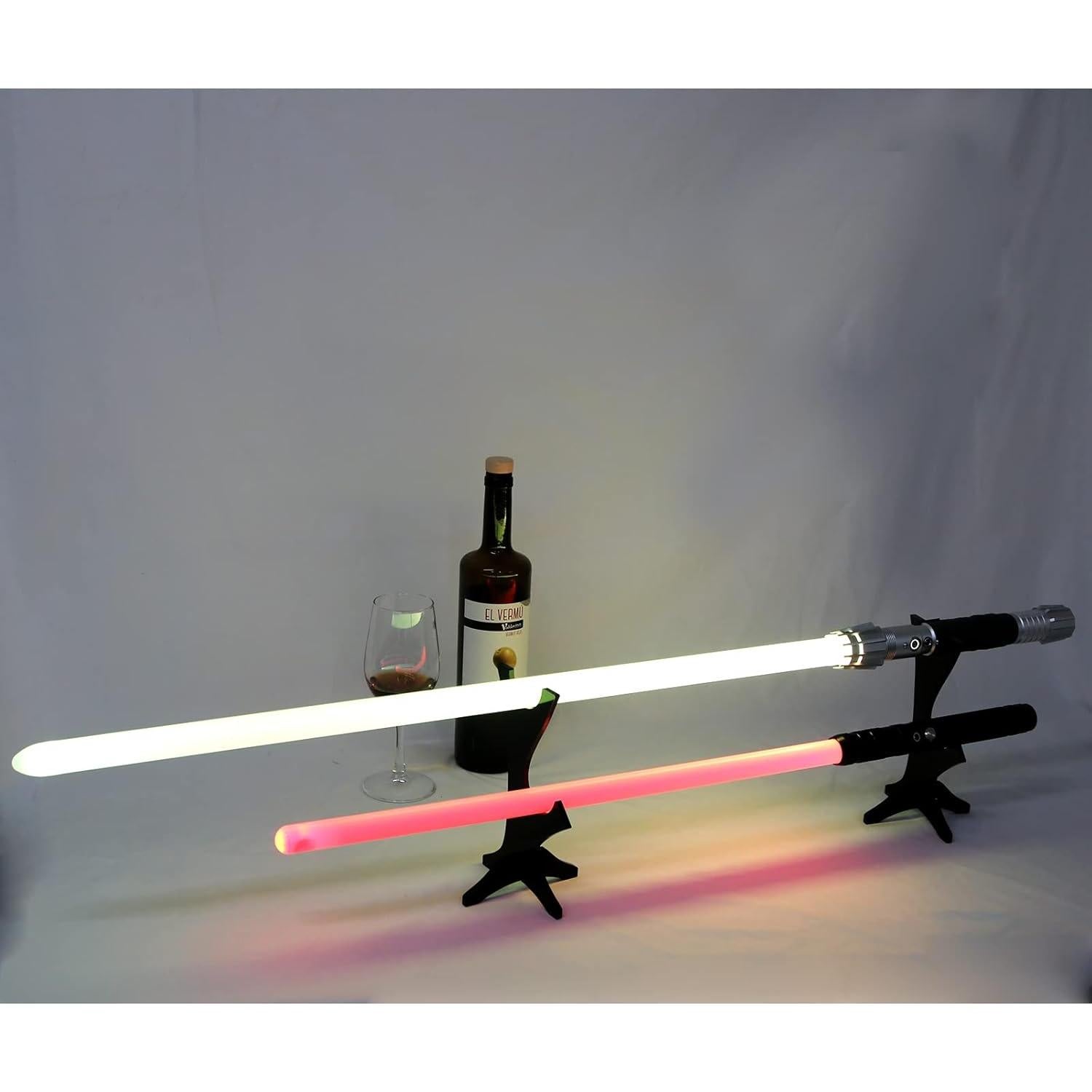 KAFENDA Lightsaber Display Stand Katana Showcase Collection And Fixed Bracket Suitable For All Lightsabers（black）