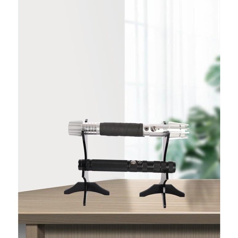 KAFENDA Lightsaber Display Stand Katana Showcase Collection And Fixed Bracket Suitable For All Lightsabers（black）