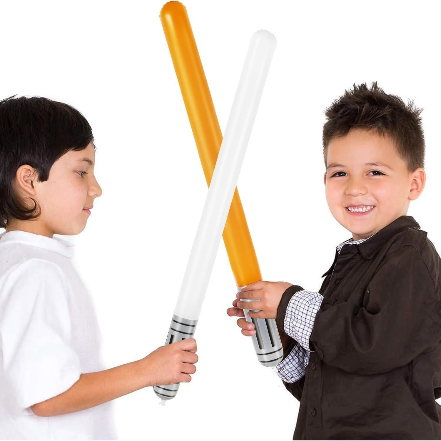 Sables de Luz Inflables LIYDE 16 PCS para Fiesta Star Wars