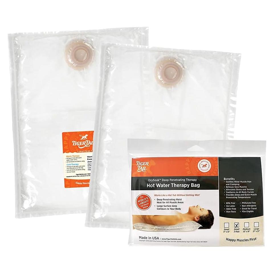 Bolsas de Terapia de Agua Caliente DrySoak Tiger Tail - 2 Unidades