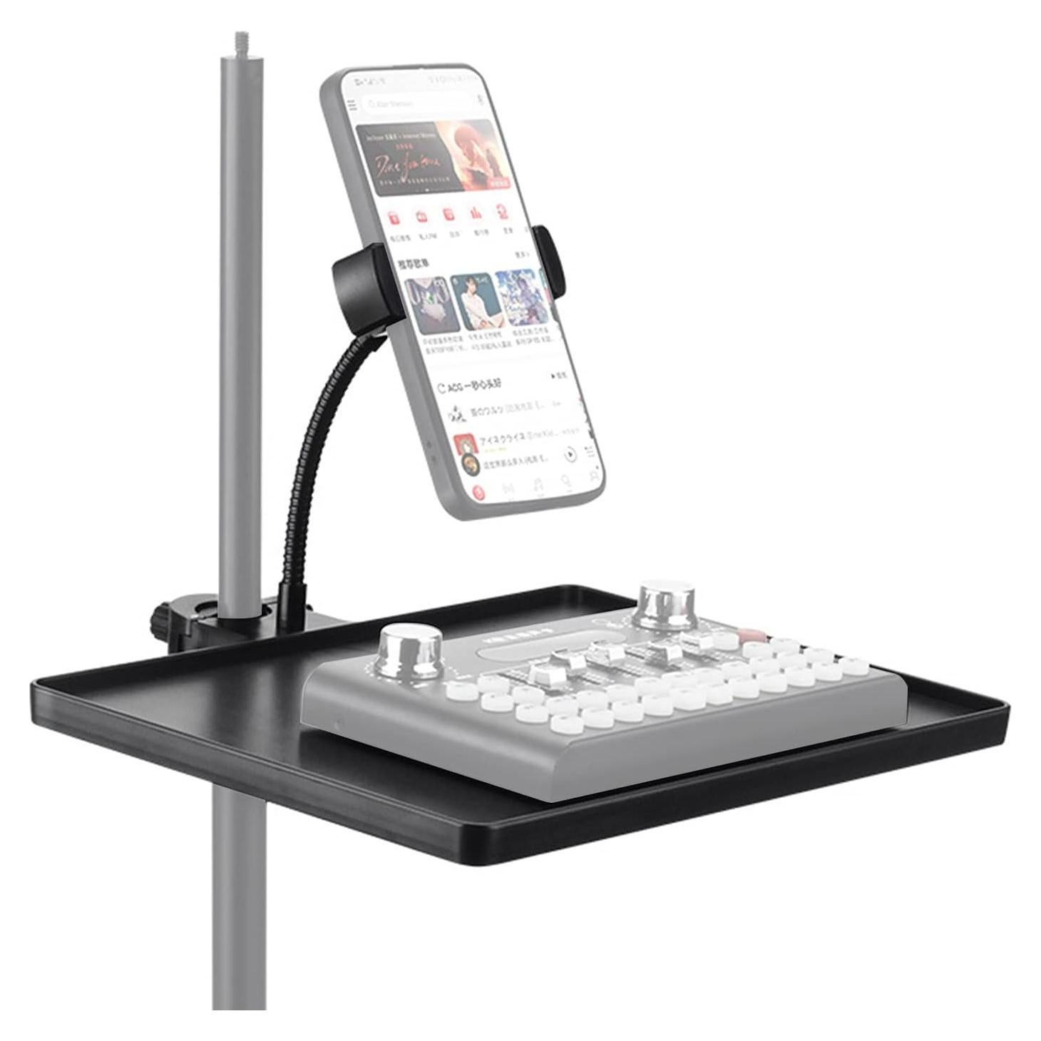 Soporte para Teléfono Móvil JS-1786-9679 Negro Ajustable