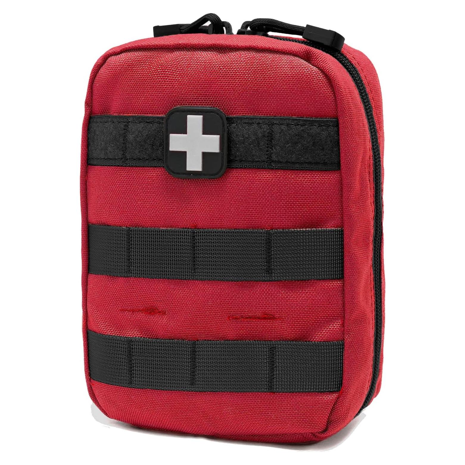 Kit Médico de Primeros Auxilios Carlebben Rojo MOLLE 180 Piezas