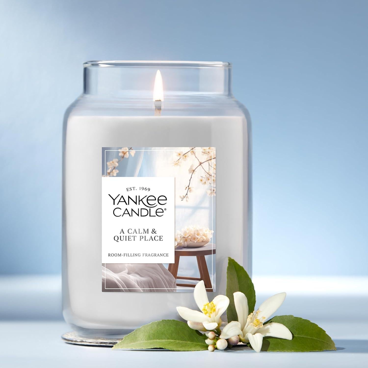 Vela Aromática Yankee Candle Tarro Grande 623 g Un Lugar Tranquilo