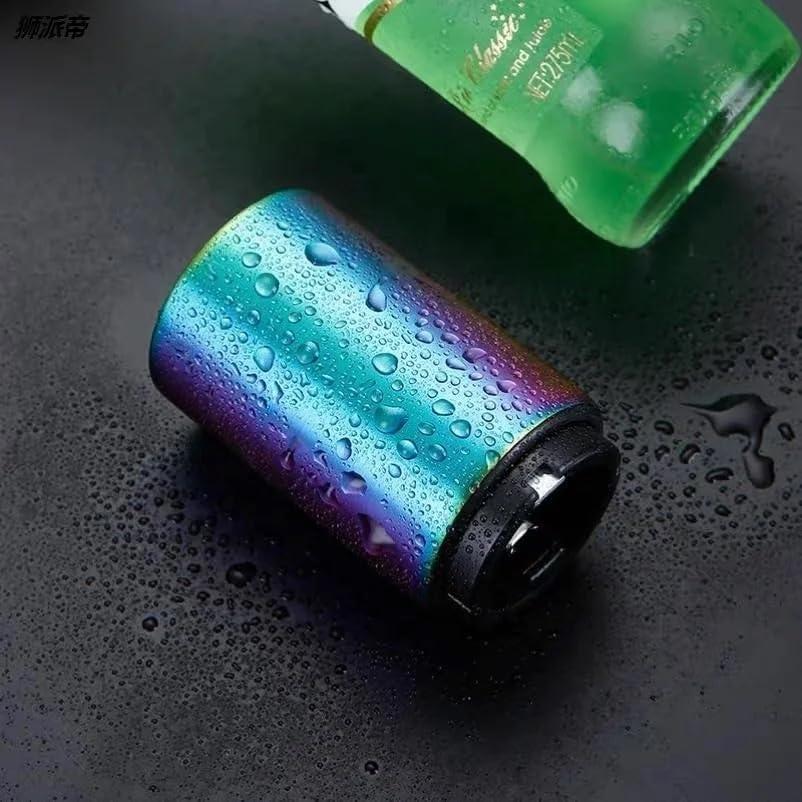 Abrebotellas Automático SAMADEX de Acero Inoxidable Negro