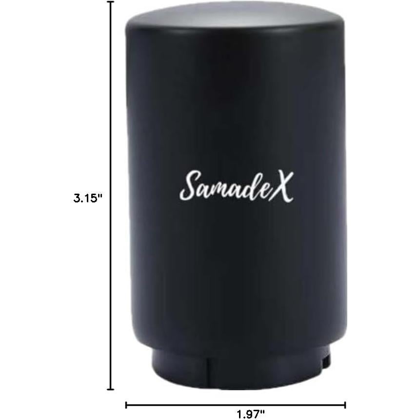 Abrebotellas Automático SAMADEX de Acero Inoxidable Negro