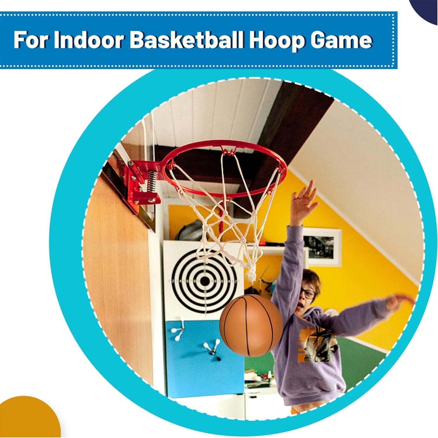 Mini Balón de Baloncesto Amarlozn 12,7 cm 3 Piezas Naranja