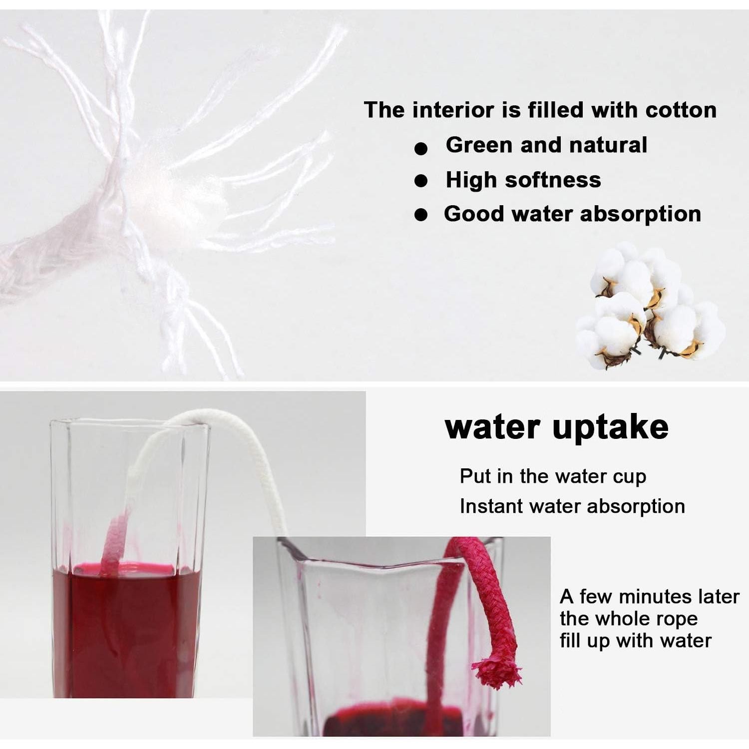 Cuerda de Mecha Autorriego AUGSHY 27,43 m para Jardinería