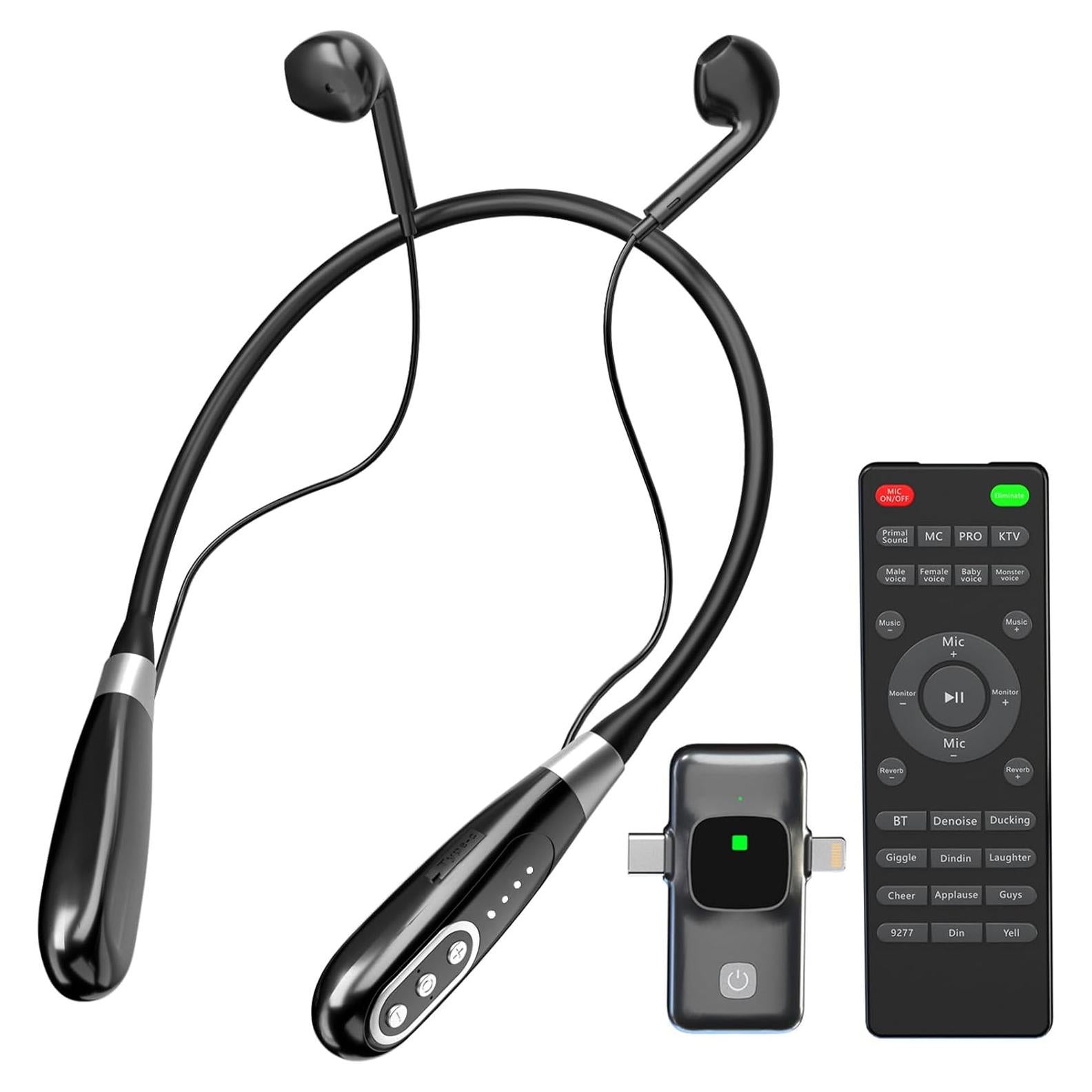 Tarjeta de Sonido Inalámbrica Facmogu E8 con Control Remoto