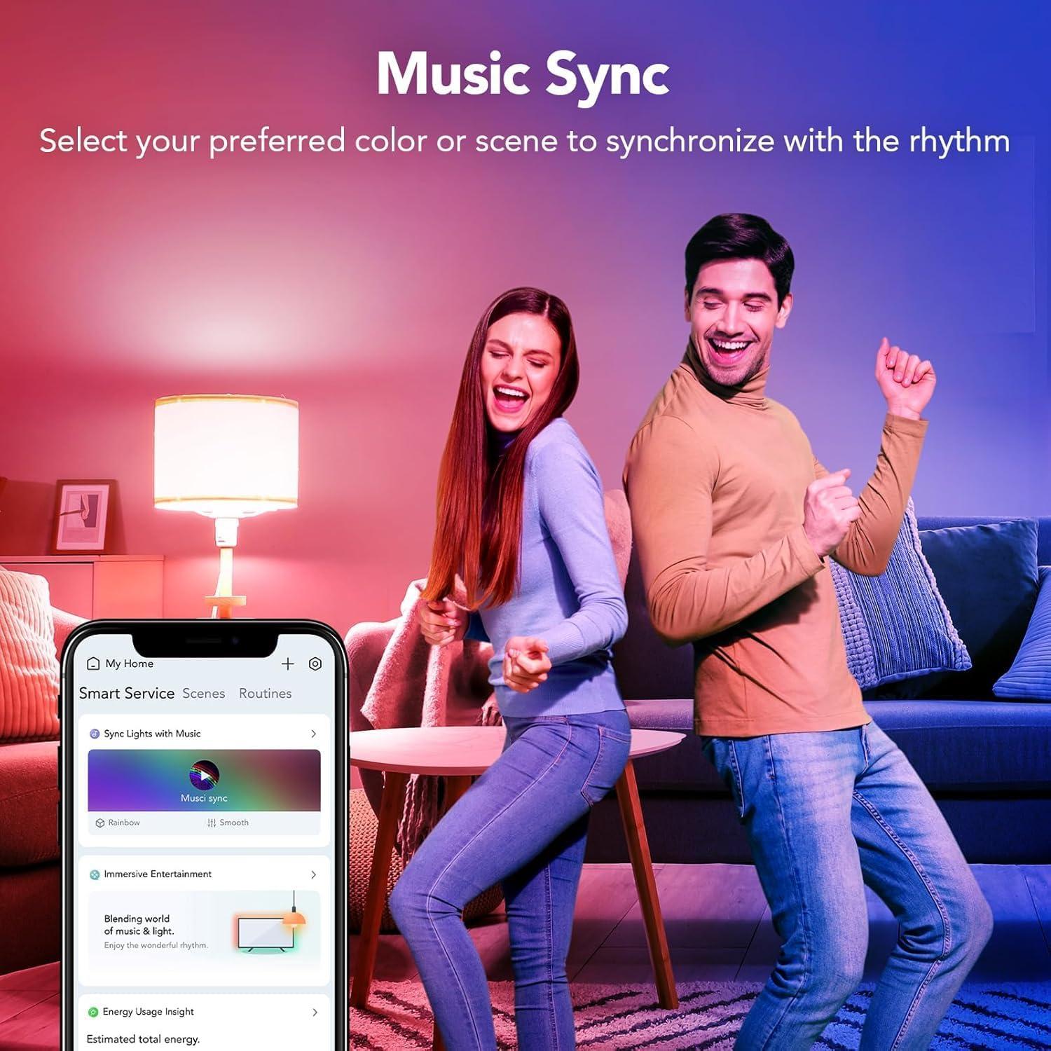 Bombilla Inteligente OREiN A19 6 Paquete 800 Lúmenes WiFi