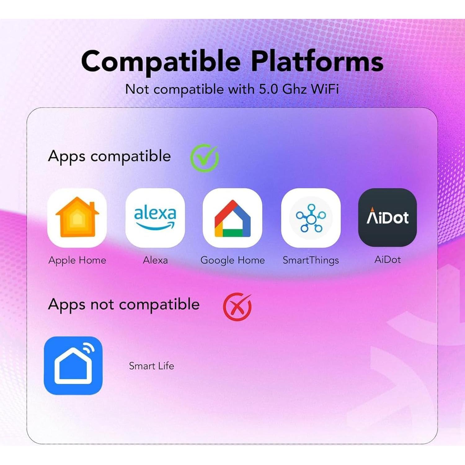 Bombilla Inteligente OREiN A19 6 Paquete 800 Lúmenes WiFi