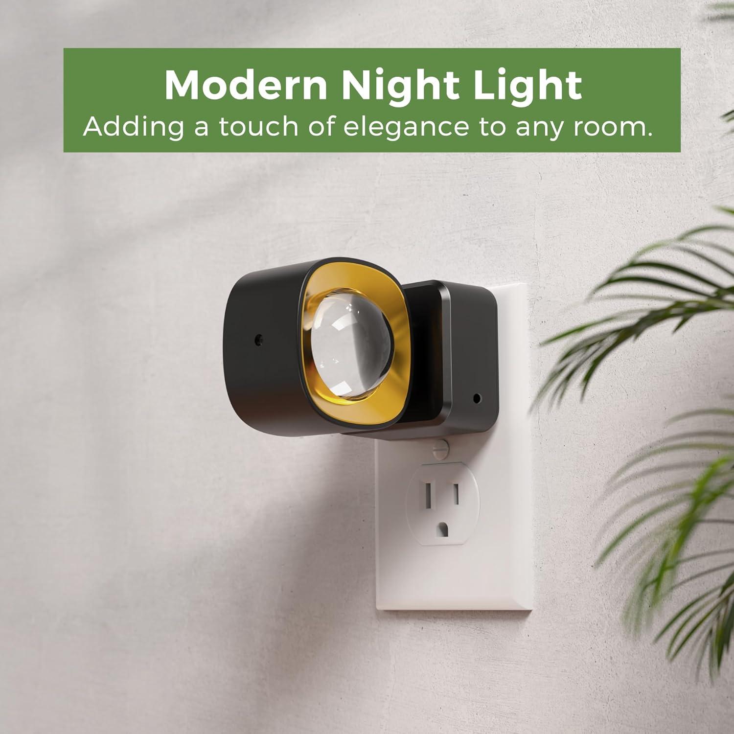 Luz Nocturna LED L LOHAS con Sensor Crepúsculo 1W Blanca