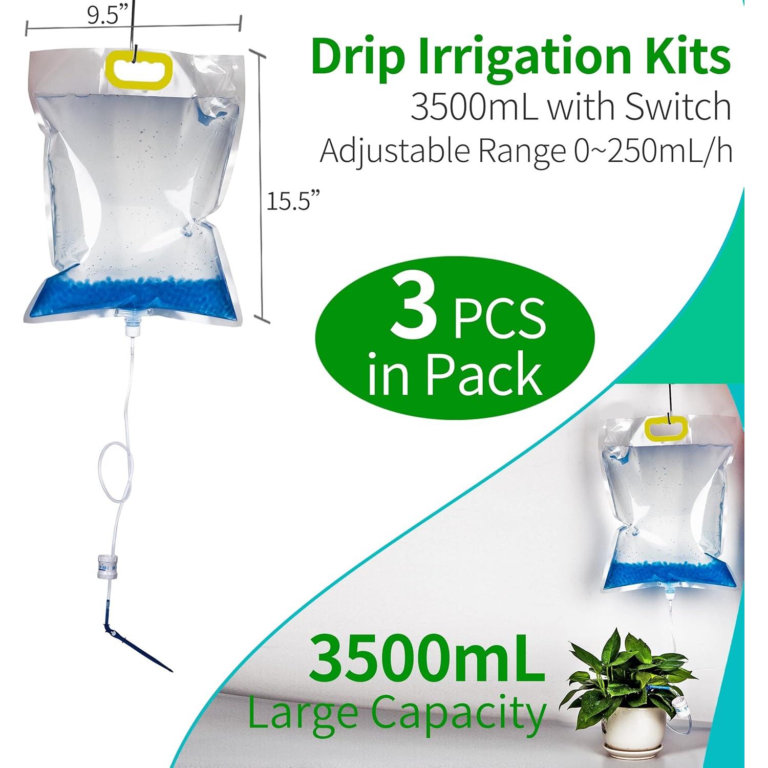 Bolsas de Autorriego 3.5L Shen Zhen - Riego Automático para Plantas