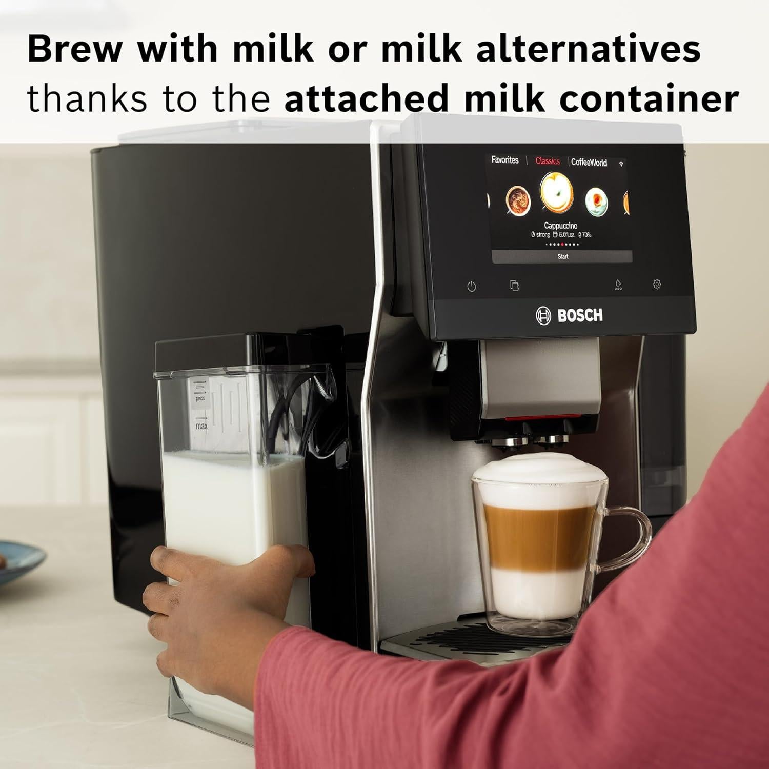 Máquina de Espresso Automática Bosch VeroCafe 800 Series - 36 Bebidas