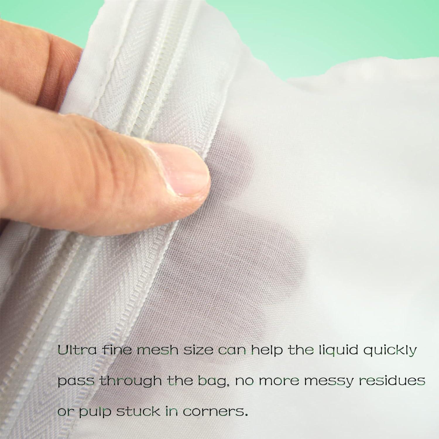 Bolsas de Filtro de Malla WMKGG Reutilizables 2 Tamaños