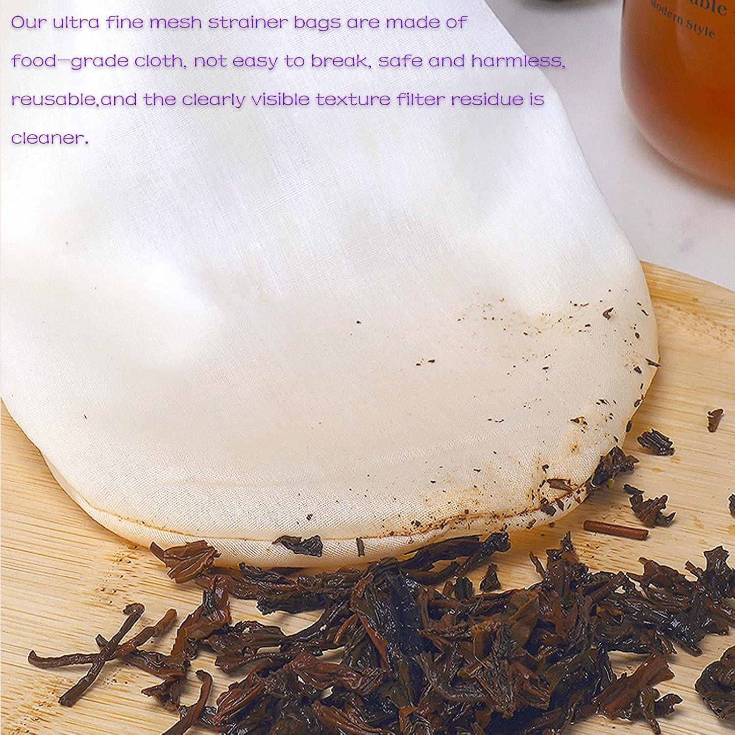 Bolsas de Filtro de Malla WMKGG Reutilizables 2 Tamaños