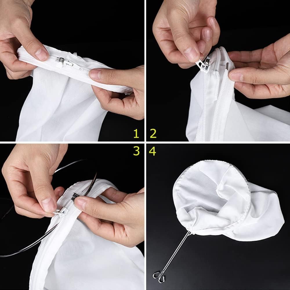 Bolsas de Filtro de Malla WMKGG Reutilizables 2 Tamaños