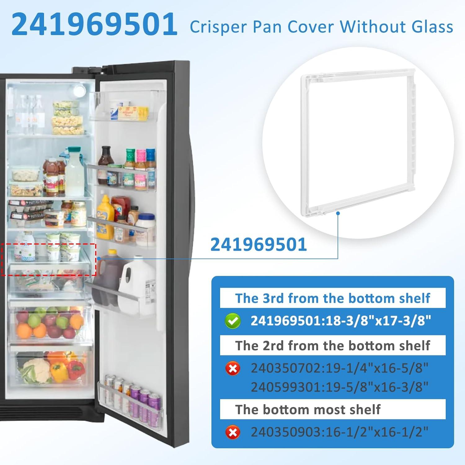 Marco de Estante de Refrigerador Frigidaire 241969501 MIFLUS