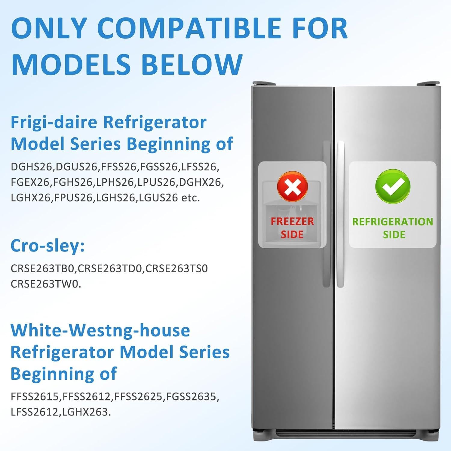 Marco de Estante de Refrigerador Frigidaire 241969501 MIFLUS