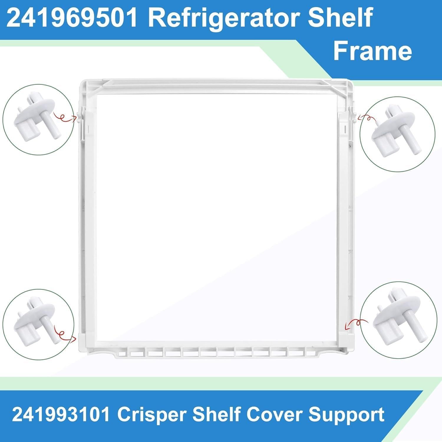 Marco de Estante de Refrigerador Frigidaire 241969501 MIFLUS