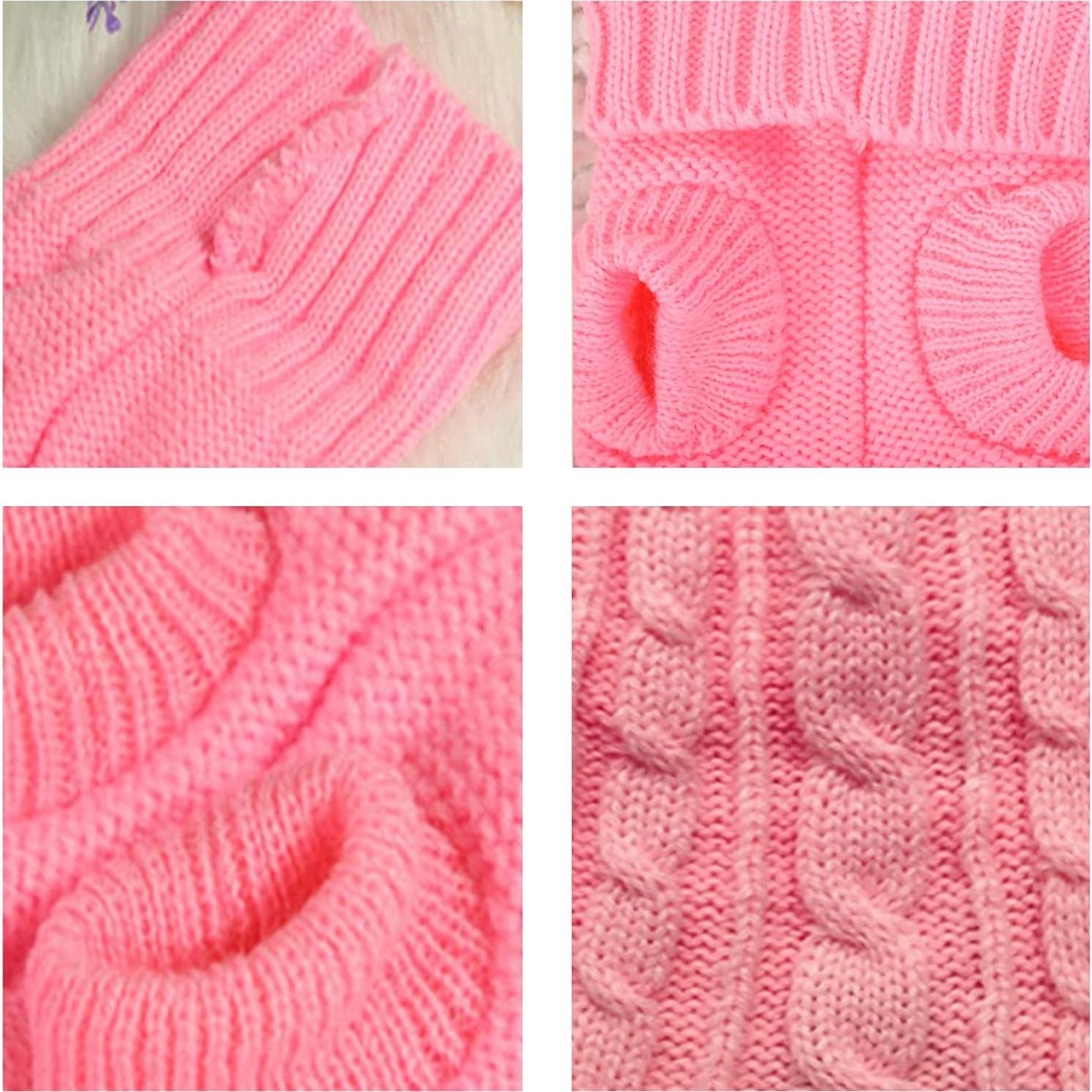 Suéter para Perros Pequeños SVVOOD Talla M Rosa Cálido