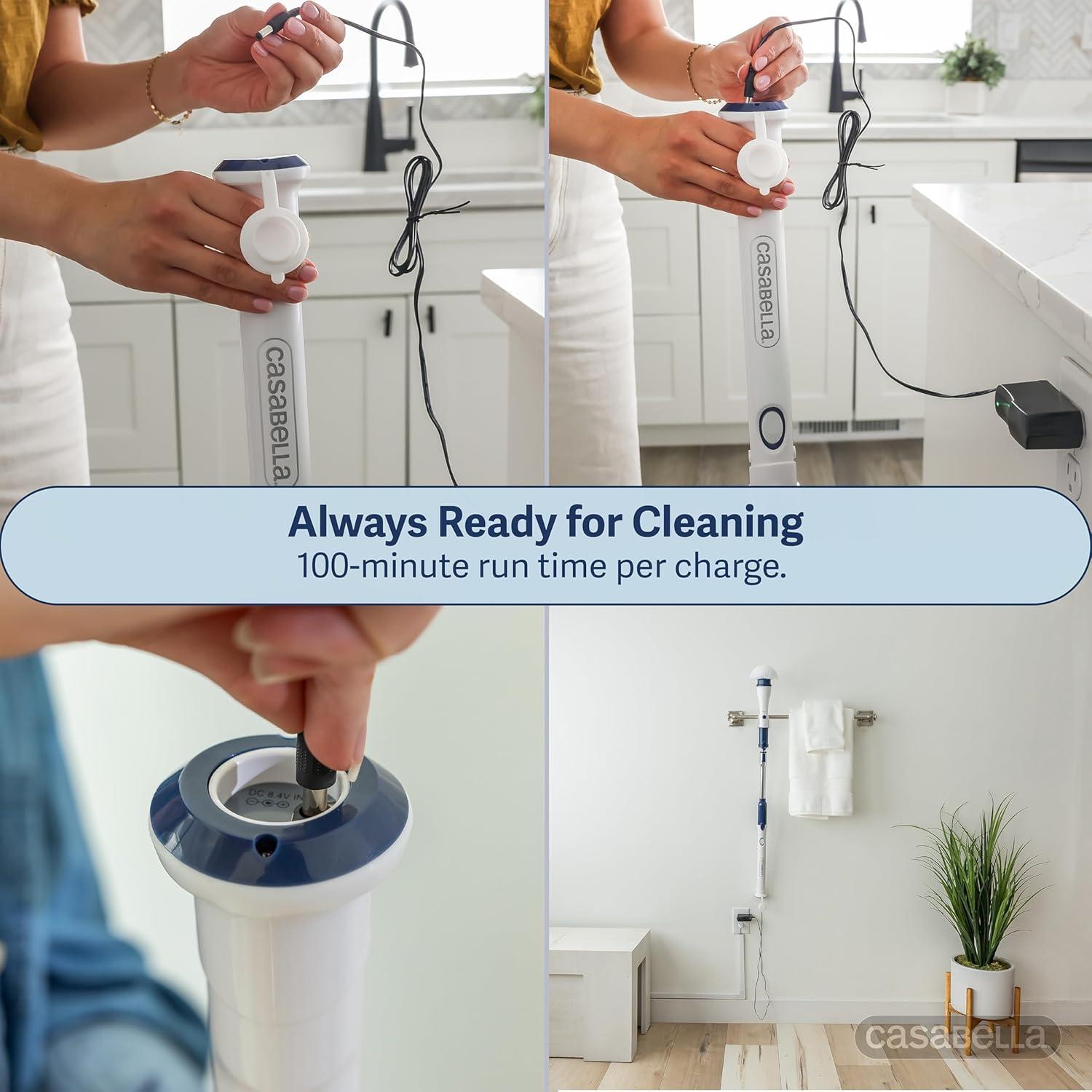 Limpiador Eléctrico Casabella Power Spin - Inalámbrico 120.65 cm