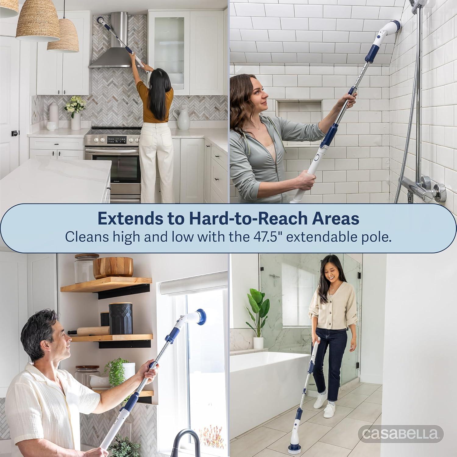 Limpiador Eléctrico Casabella Power Spin - Inalámbrico 120.65 cm