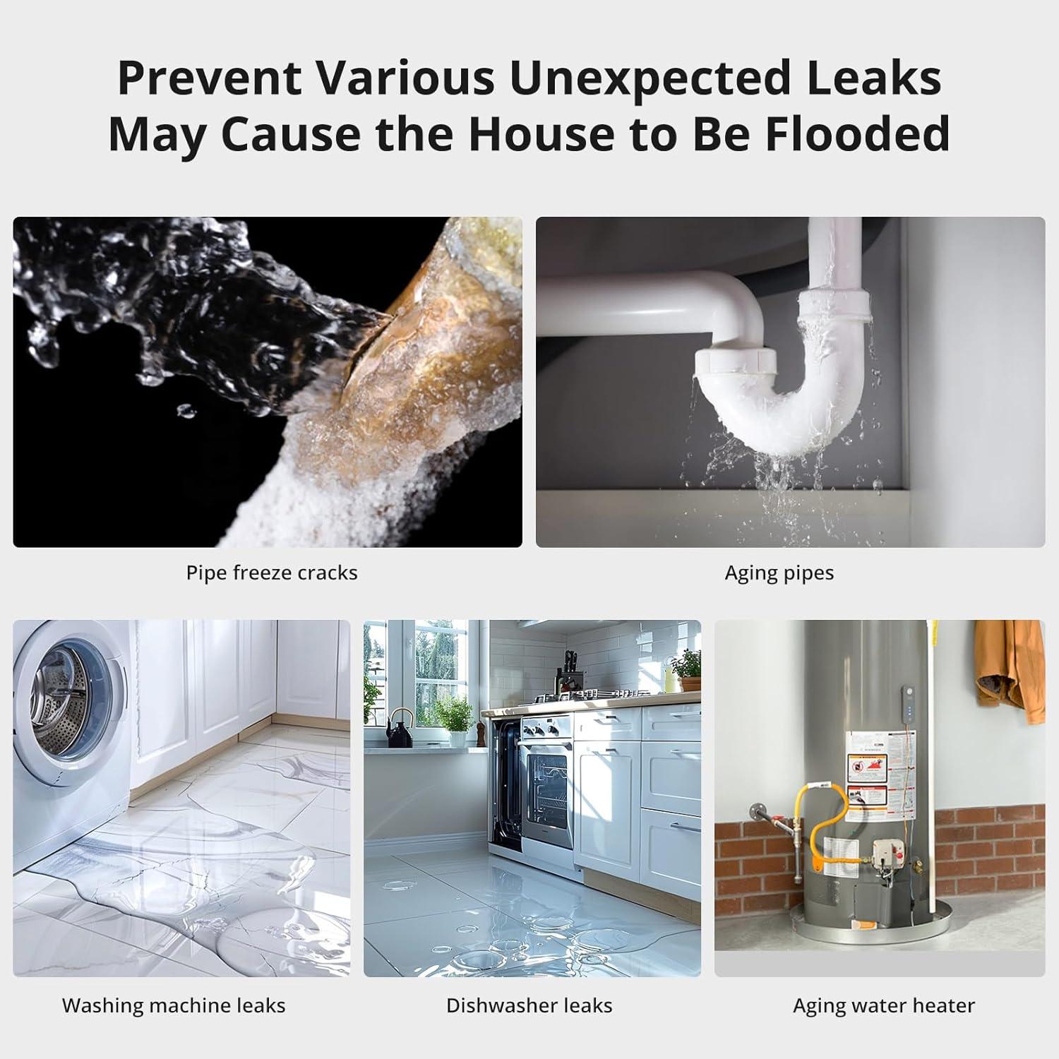 Sensor de Fugas de Agua SONOFF SNZB-05P Inalámbrico