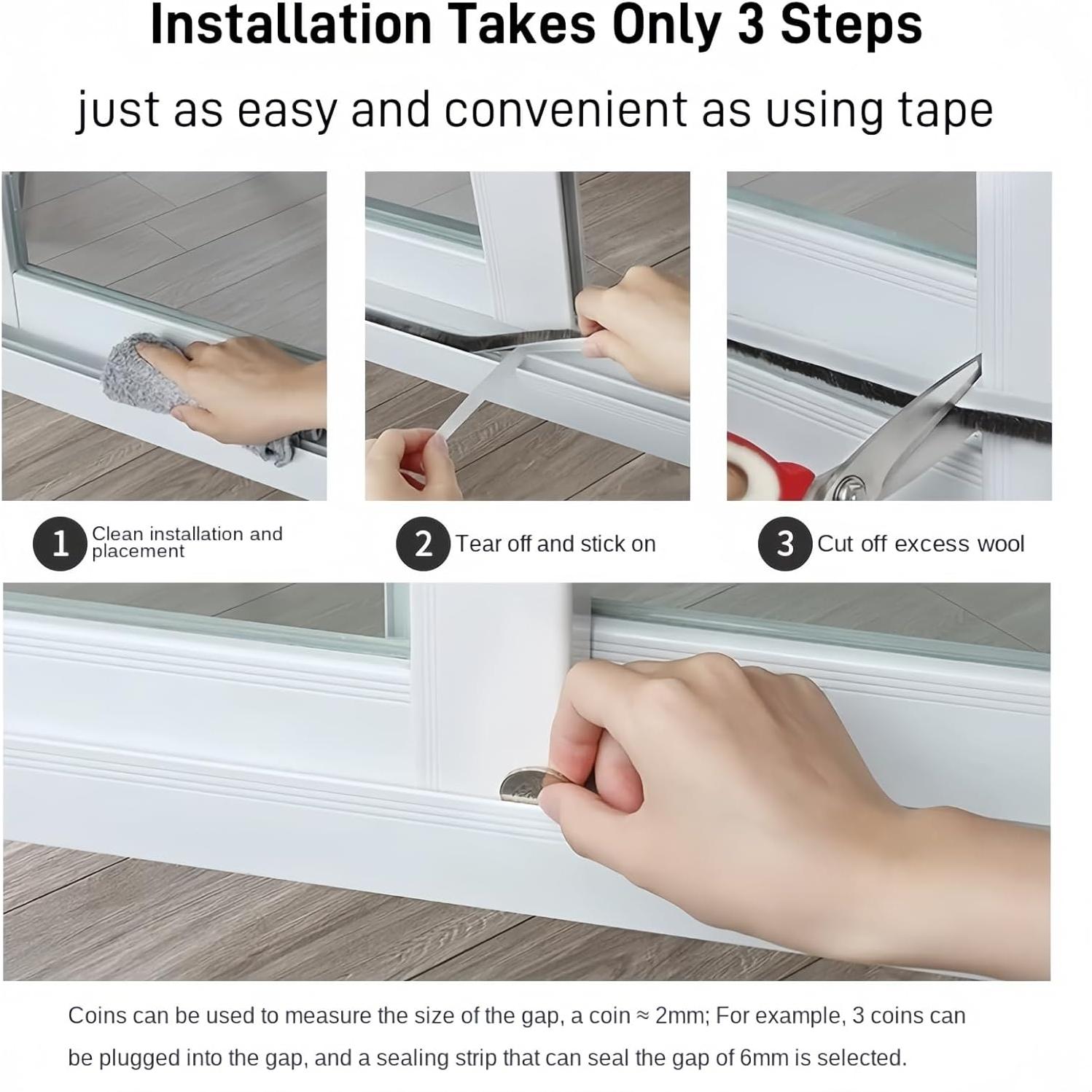 Tira de Sellado Autoadhesiva Ligiyoto 10.06 m Gris 0.89 cm Ancho