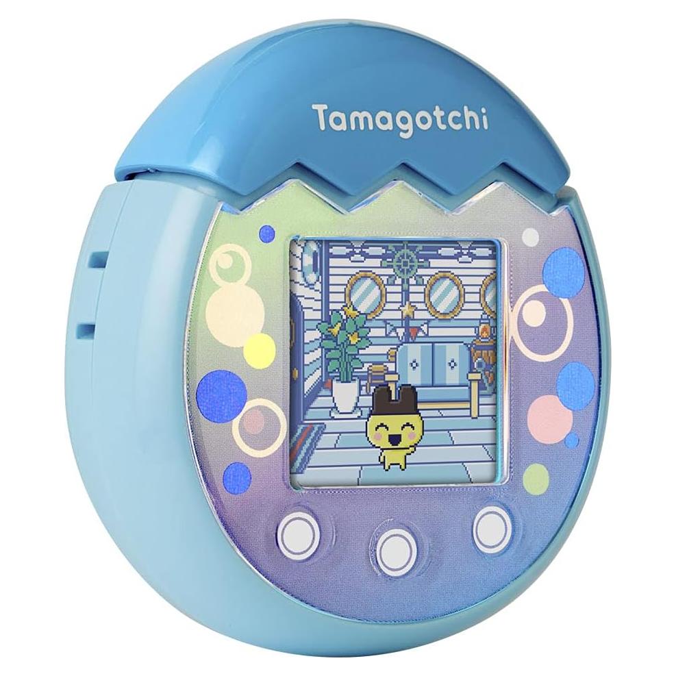 Tamagotchi Pix Bandai 42903B2 Azul, Mascota Virtual