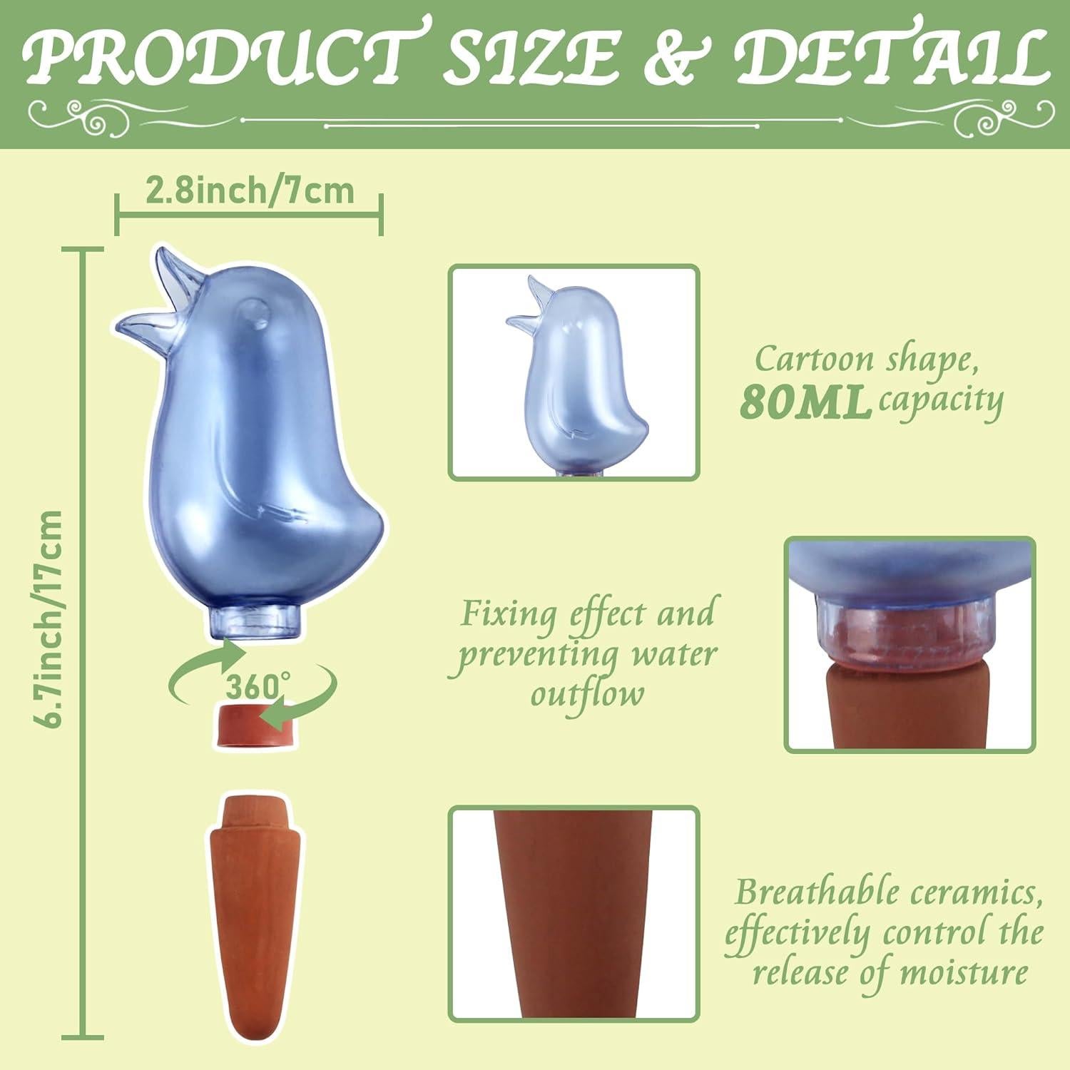 Pico de Riego Automático KIROYAL 4 Piezas Terracota