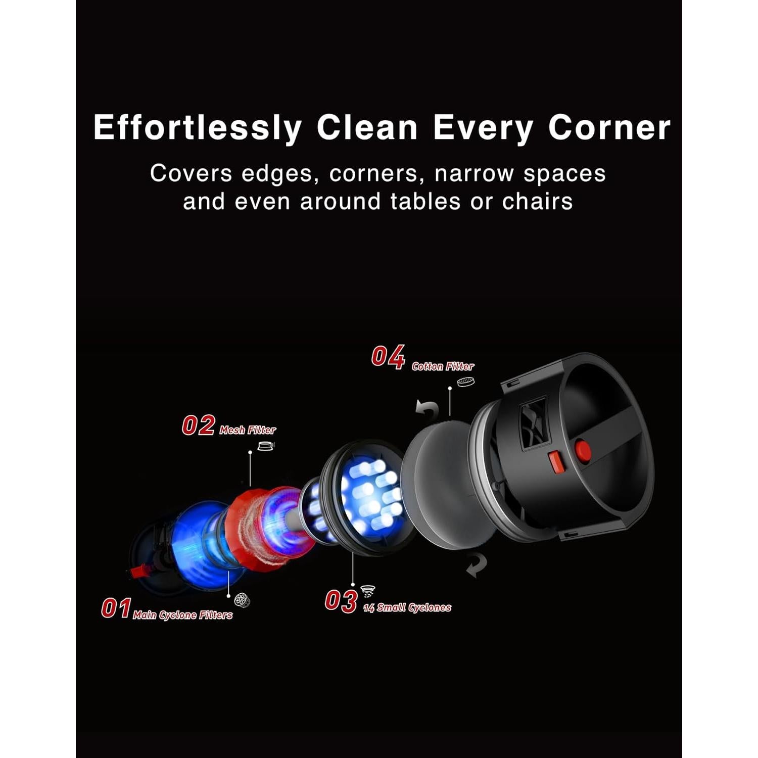 Yeedi C12 PRO Plus Robot Vacuum and Mop, 8000Pa Strong Suction, Vibrating Mopping, 7-Week Dust Storage, Bagless Dust Container, ZeroTangle Brush, Black