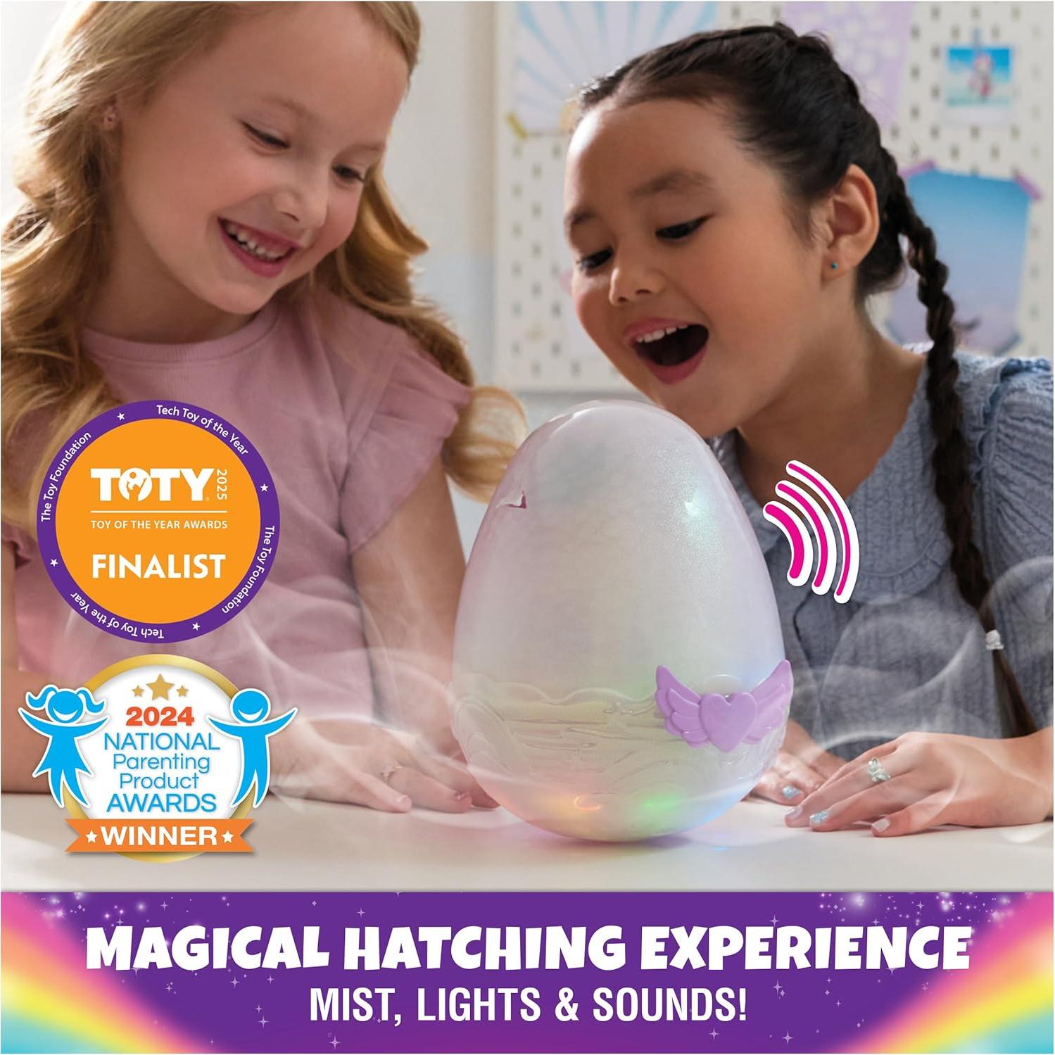 Hatchimals Alive Pufficorn Interactivo con Niebla y Sonidos