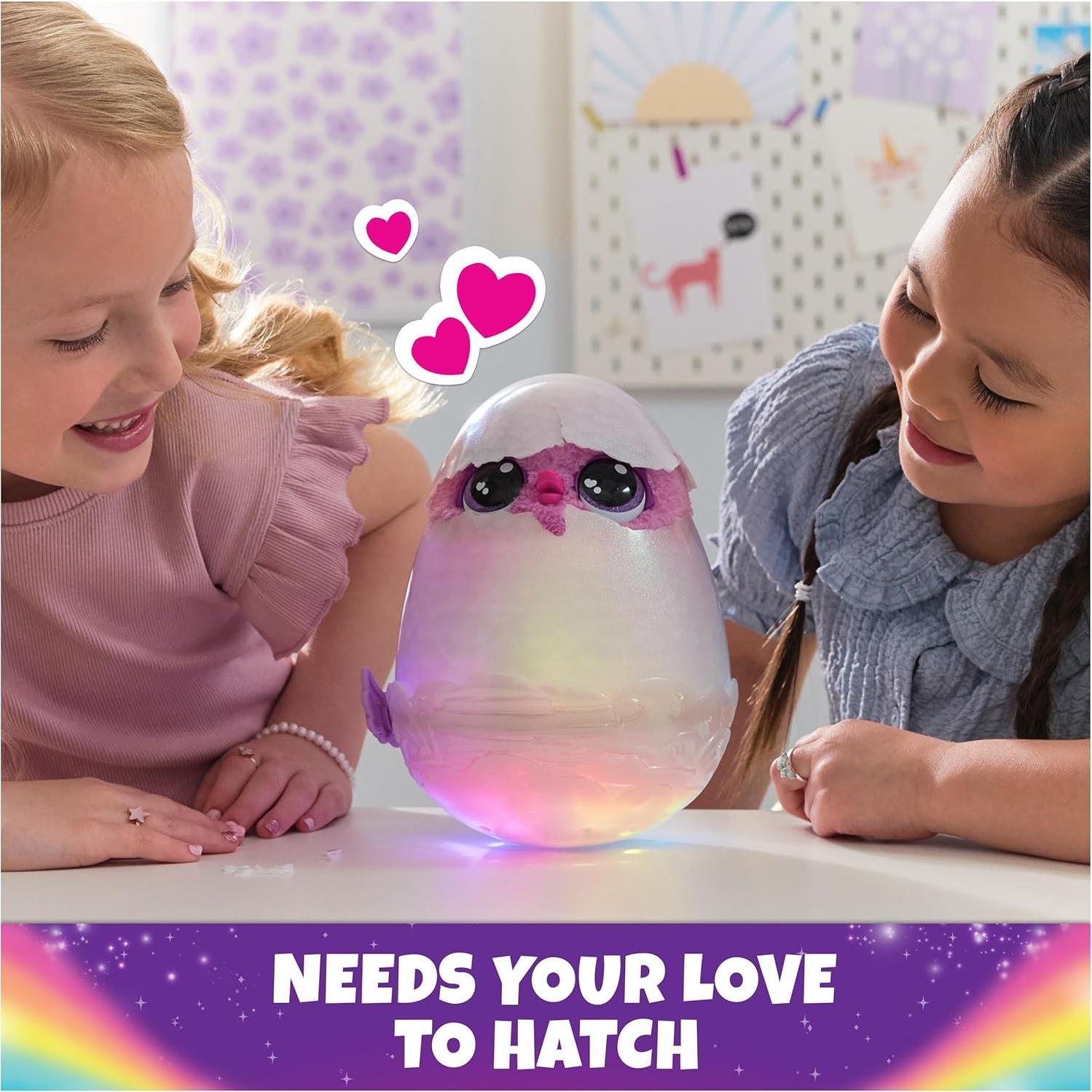 Hatchimals Alive Pufficorn Interactivo con Niebla y Sonidos
