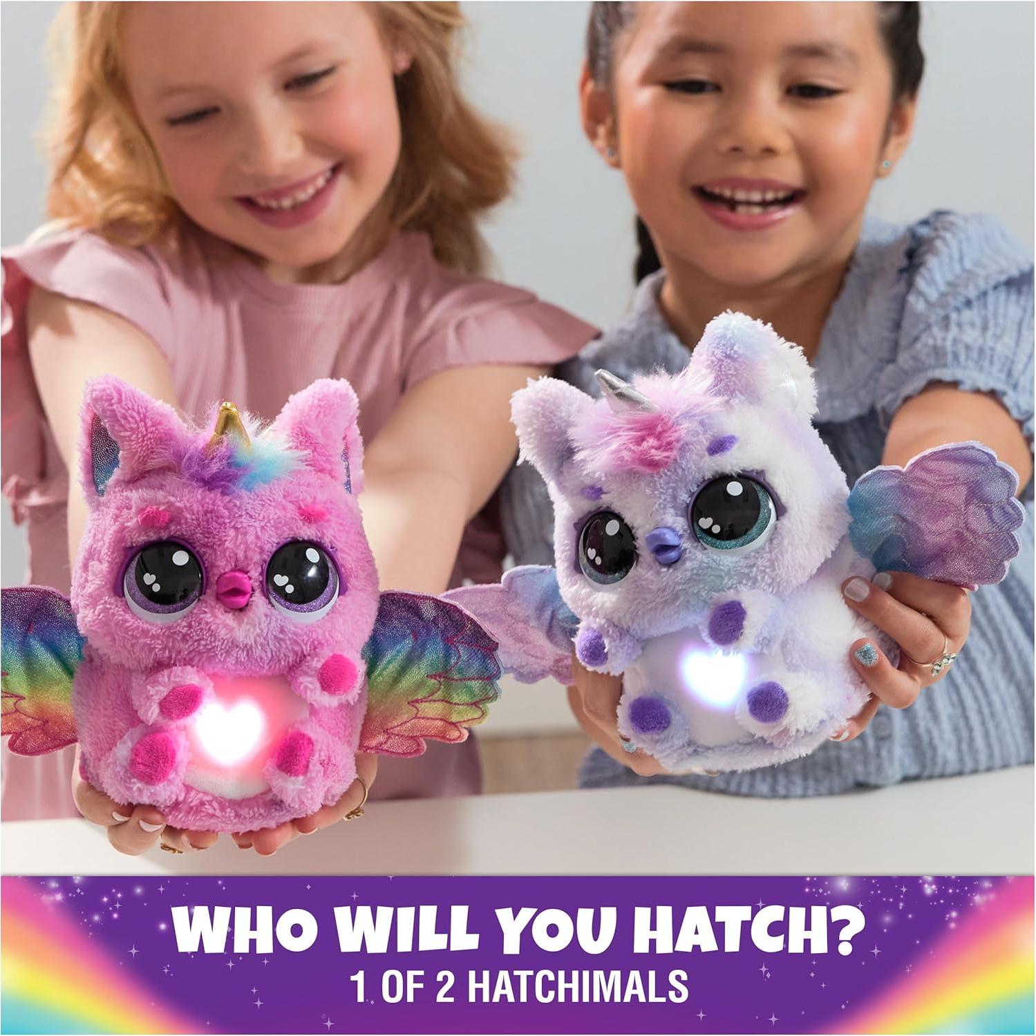 Hatchimals Alive Pufficorn Interactivo con Niebla y Sonidos