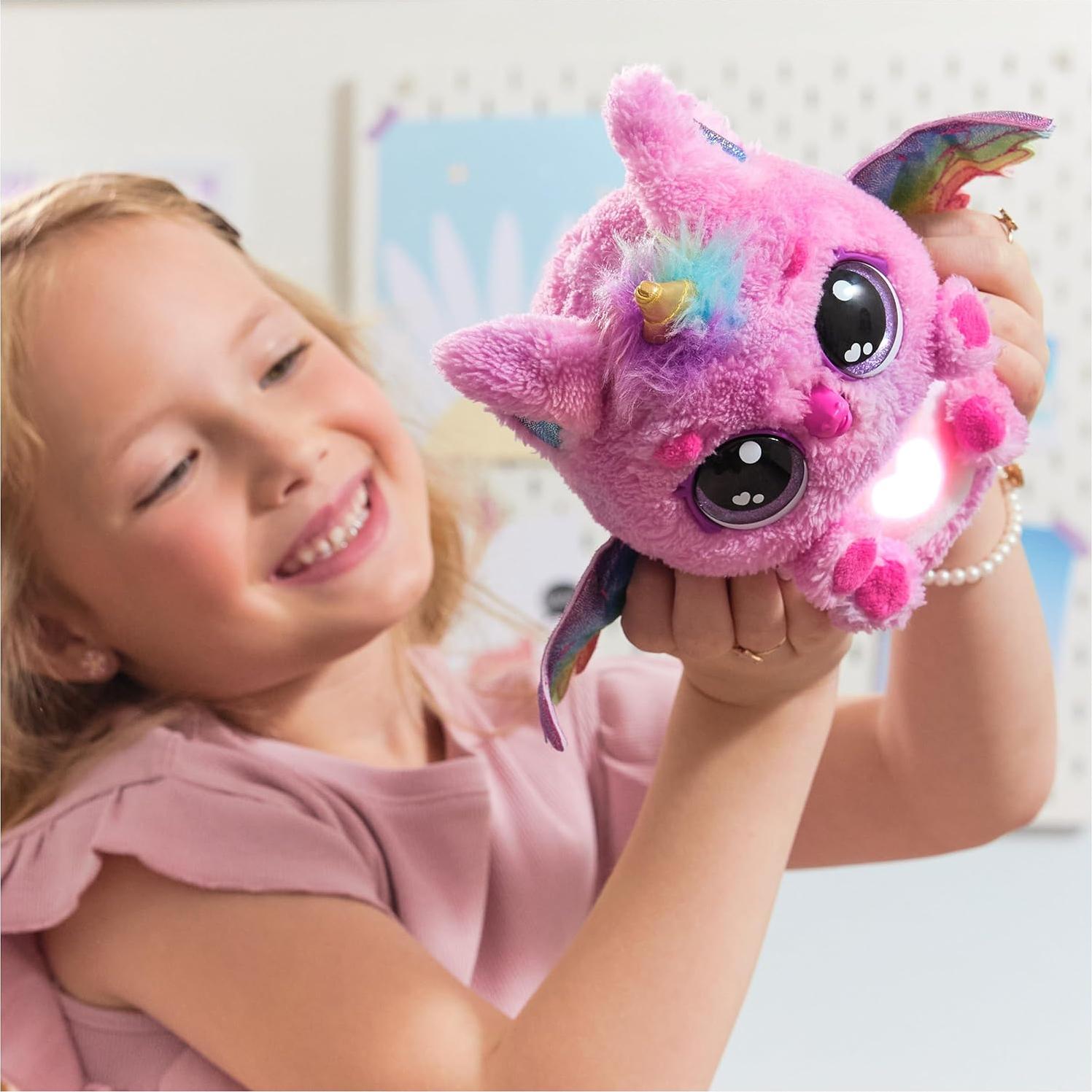 Hatchimals Alive Pufficorn Interactivo con Niebla y Sonidos