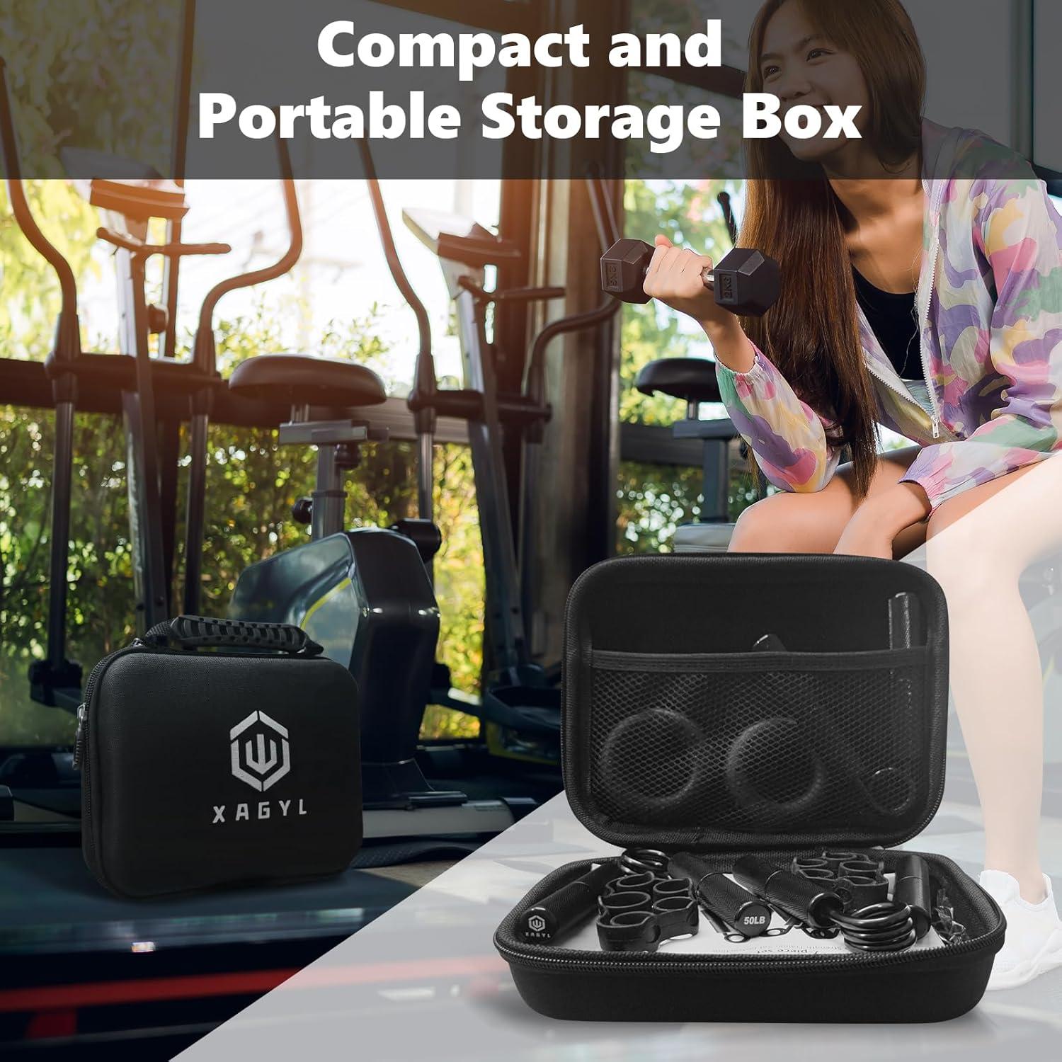 Kit Entrenador de Fuerza de Agarre XAGYL 50-80 kg con Accesorios