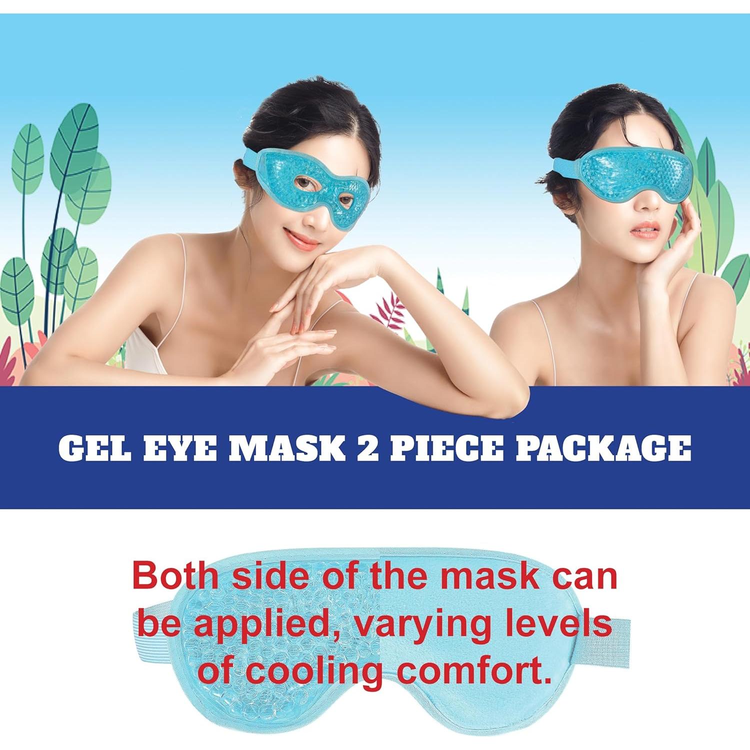 2 Piezas Máscara Terapia Ocular Fría y Caliente DCT Trading