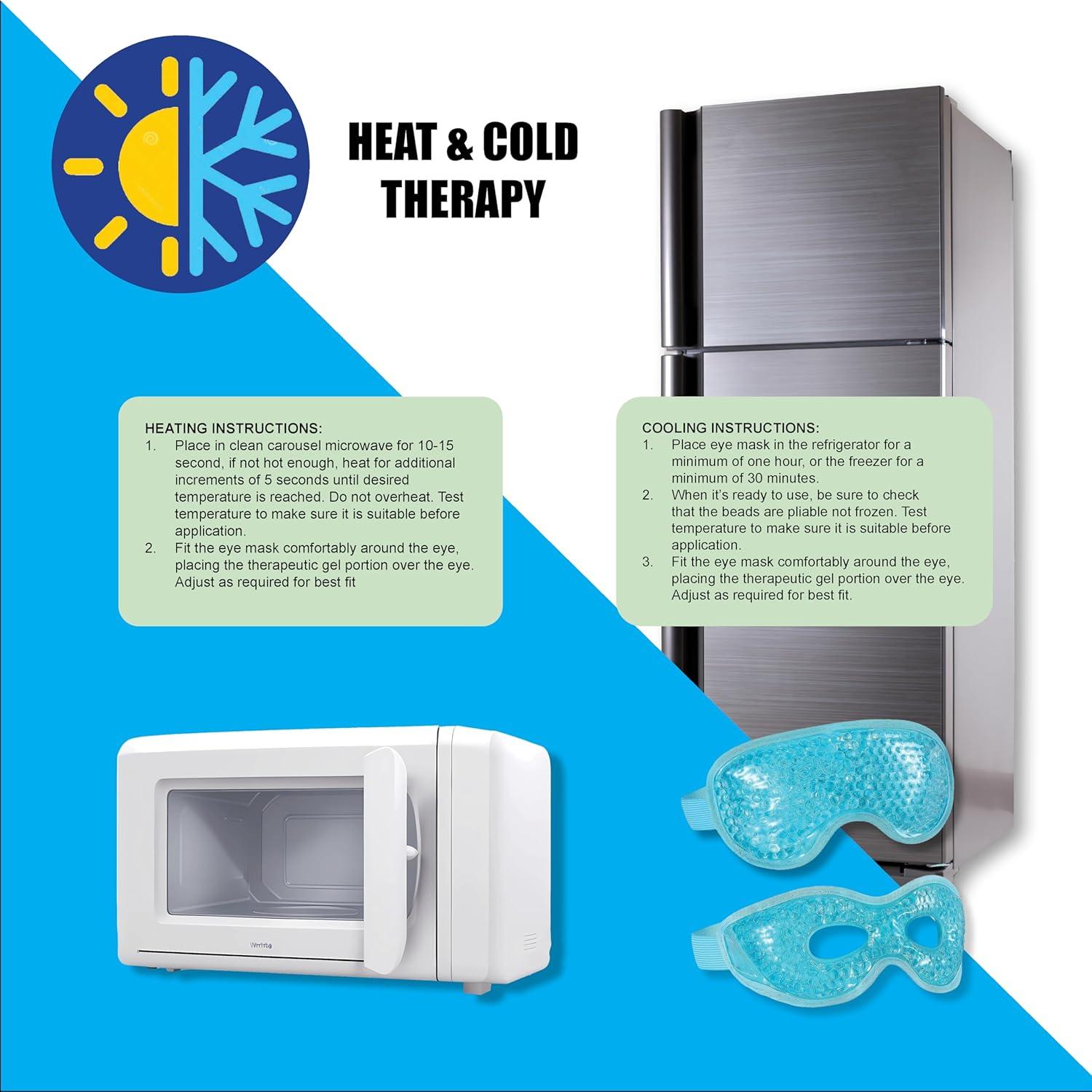 2 Piezas Máscara Terapia Ocular Fría y Caliente DCT Trading