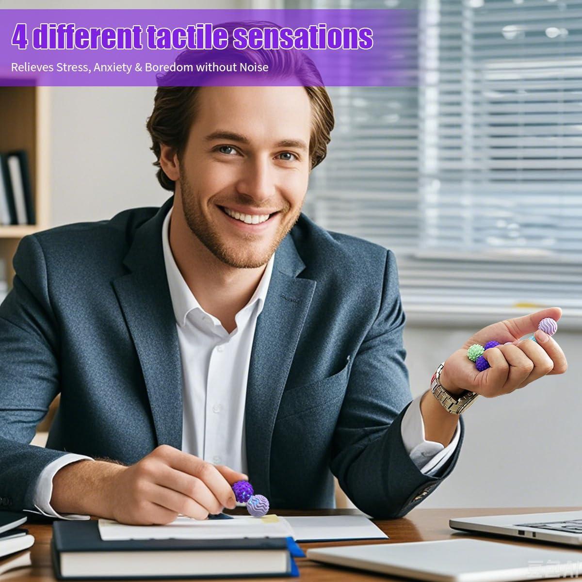 Juguetes Antiestrés Mity Rain 4 Piezas Silicona Magnética