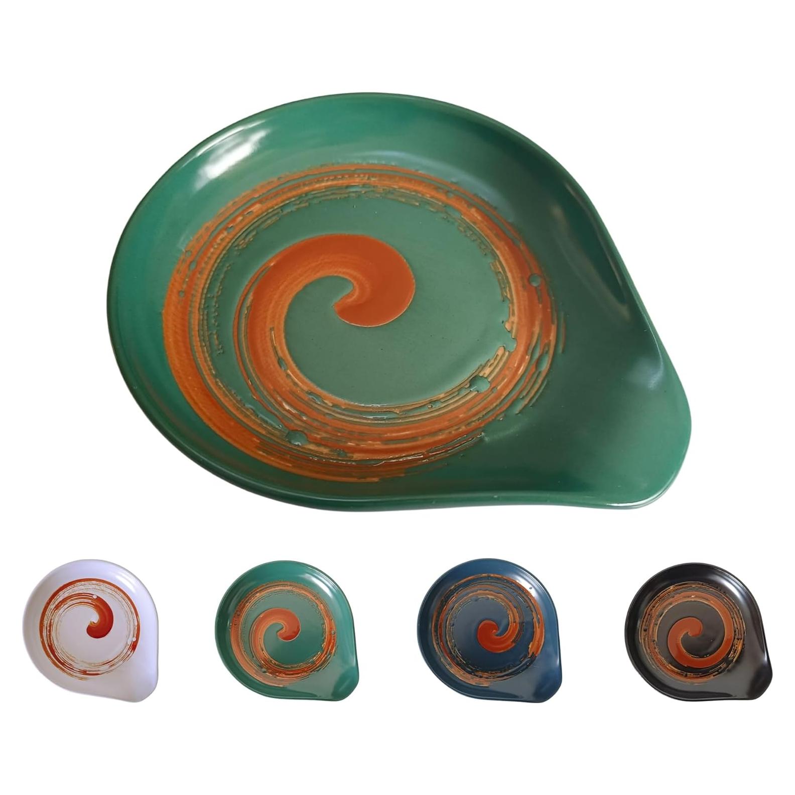 Reposap cucharas de cerámica Homyne 15.24x12.7cm Verde Pasto