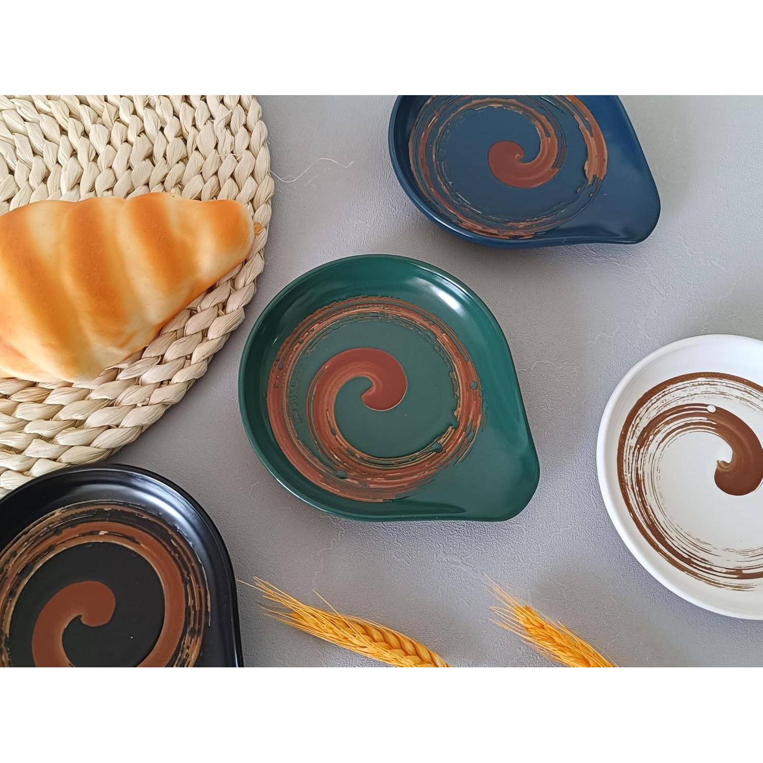 Reposap cucharas de cerámica Homyne 15.24x12.7cm Verde Pasto